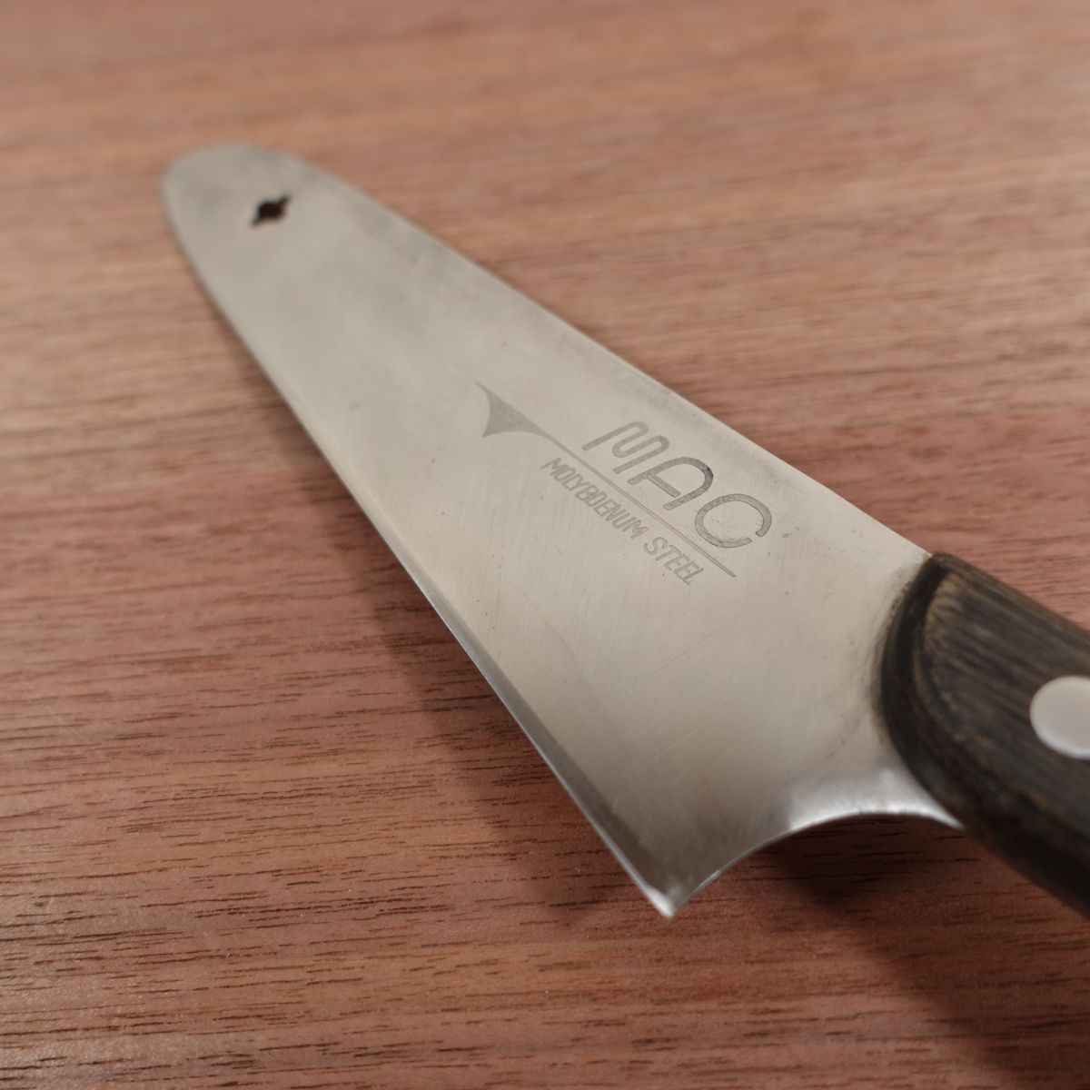 MAC Santoku Knife, Sharpened, Molybdenum Stainless Steel, All-Purpose Knife, Maku, 170mm