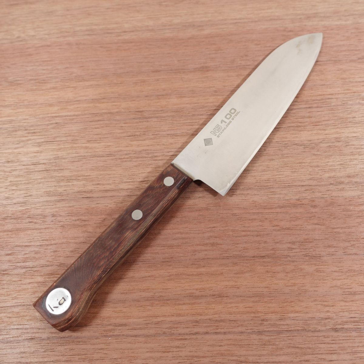 NS100 Santoku Knife, Sharpened, KAI, All-Purpose Knife, Stainless Steel, 170mm