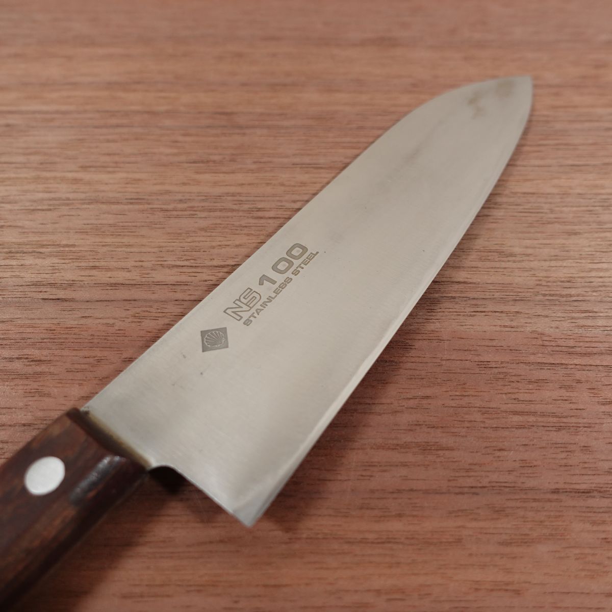 NS100 Santoku Knife, Sharpened, KAI, All-Purpose Knife, Stainless Steel, 170mm