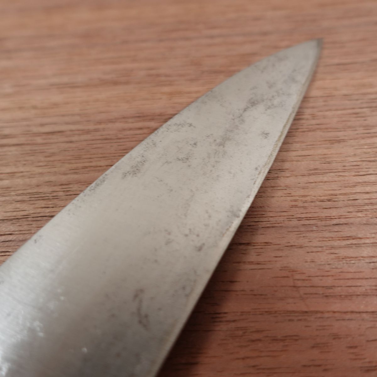Kikuichi Funayuki Knife, Sharpened, Mioroshi Deba, Nara Kikuichi, Carbon Steel, Western Handle, 170mm