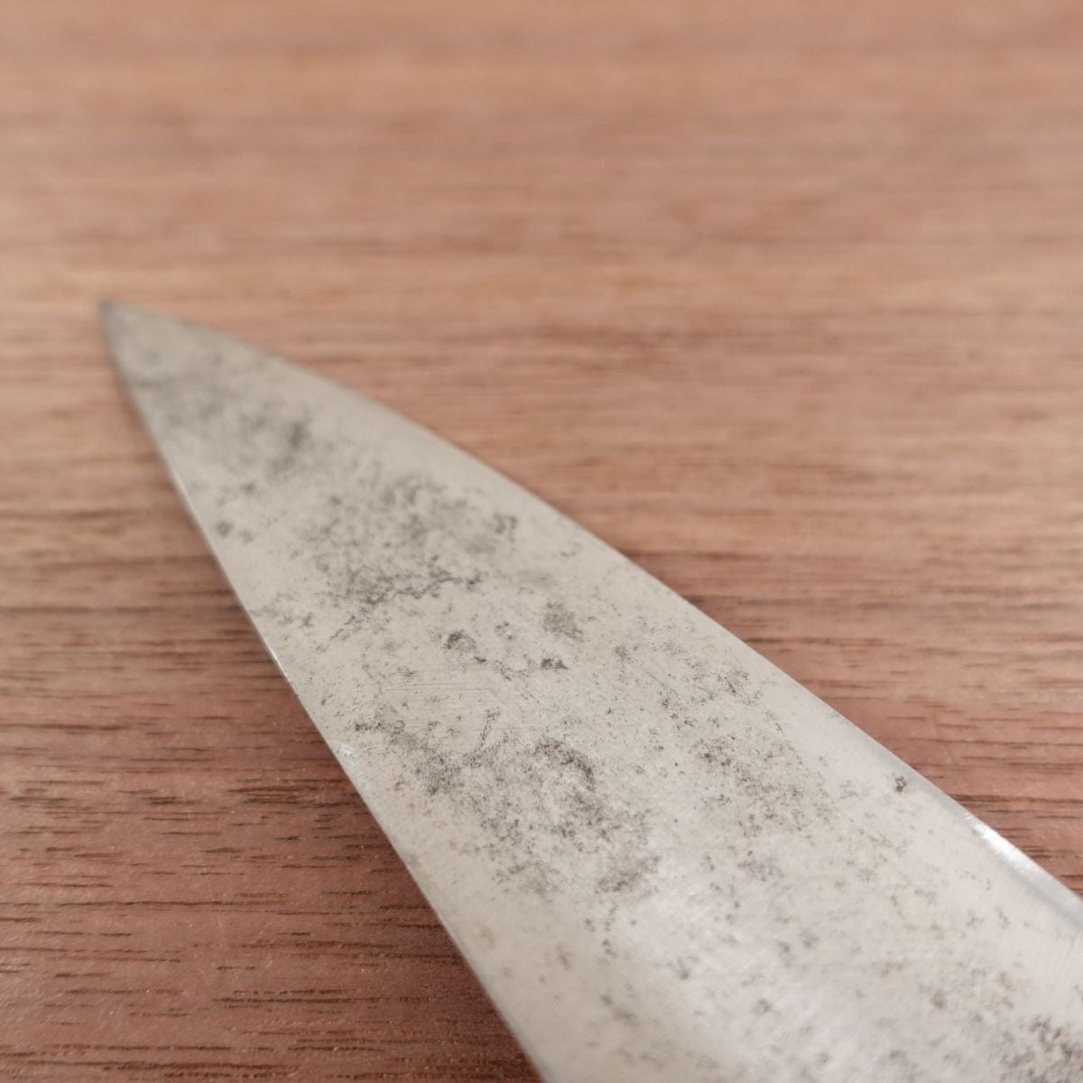 Kikuichi Funayuki Knife, Sharpened, Mioroshi Deba, Nara Kikuichi, Carbon Steel, Western Handle, 170mm
