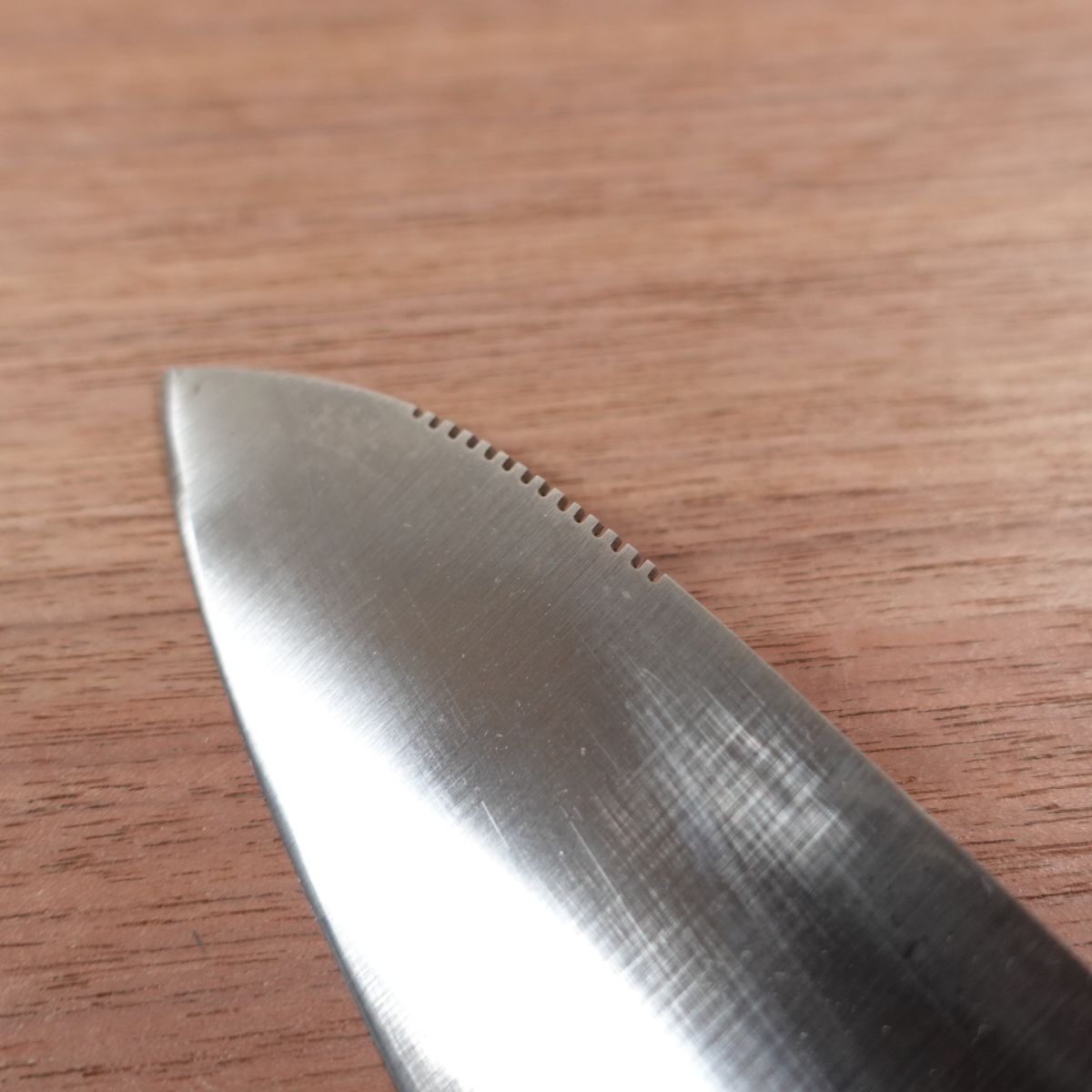 MURPHY Santoku Knife, Sharpened, Murphy Okada, All-Purpose Knife, Serrated Edge, All Stainless Steel, 165mm