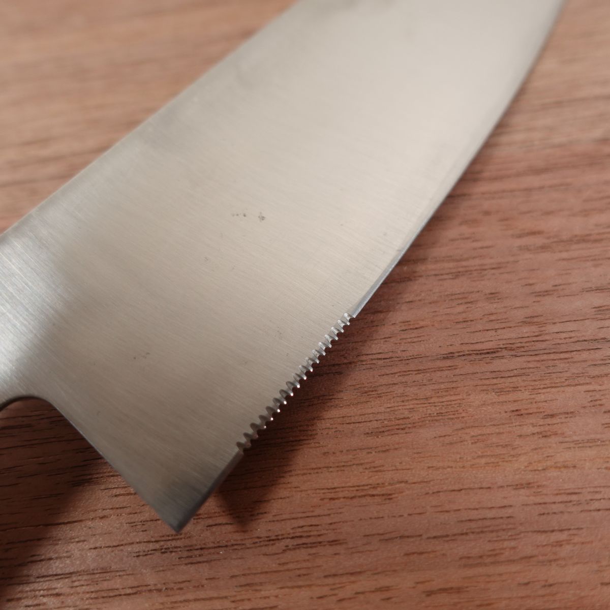 MURPHY Santoku Knife, Sharpened, Murphy Okada, All-Purpose Knife, Serrated Edge, All Stainless Steel, 165mm