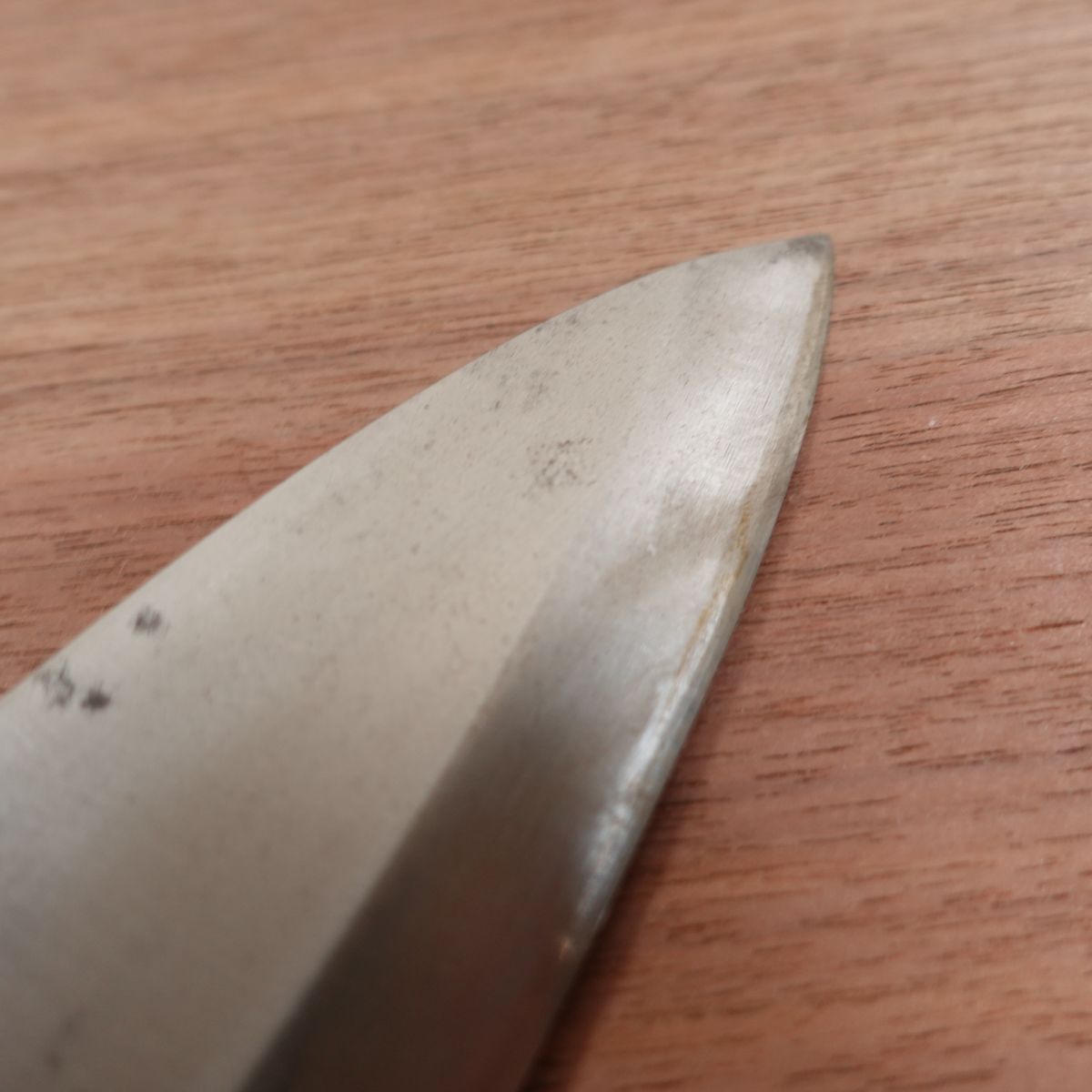 Seki Magoroku Deba Knife, Sharpened, Wazukuri Take, Carbon Steel, Single Bevel, 155mm