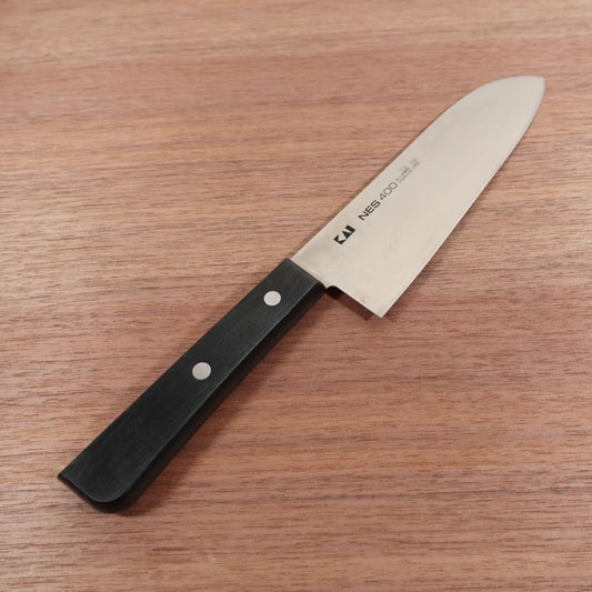 NES400 Santoku Knife, Sharpened, KAI, All-Purpose Knife, Stainless Steel, Excellent Condition, 170mm