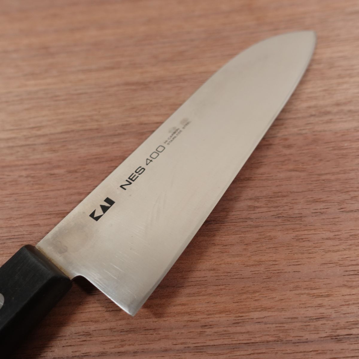 NES400 Santoku Knife, Sharpened, KAI, All-Purpose Knife, Stainless Steel, Excellent Condition, 170mm