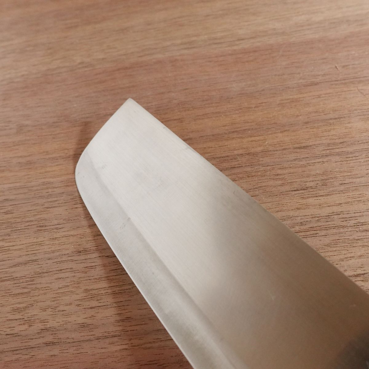 Noshu Magoroku Nakiri Knife, Sharpened, Stainless Steel, Double Bevel, Nakiri, 165mm
