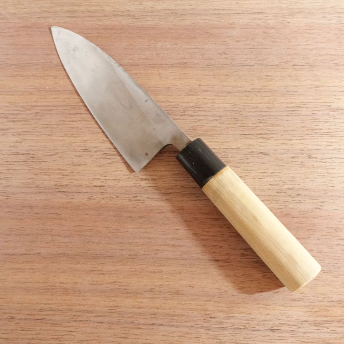 Sakai Masatada Deba Knife, Sharpened, Carbon Steel, Single Bevel, Spine Scratches, 150mm