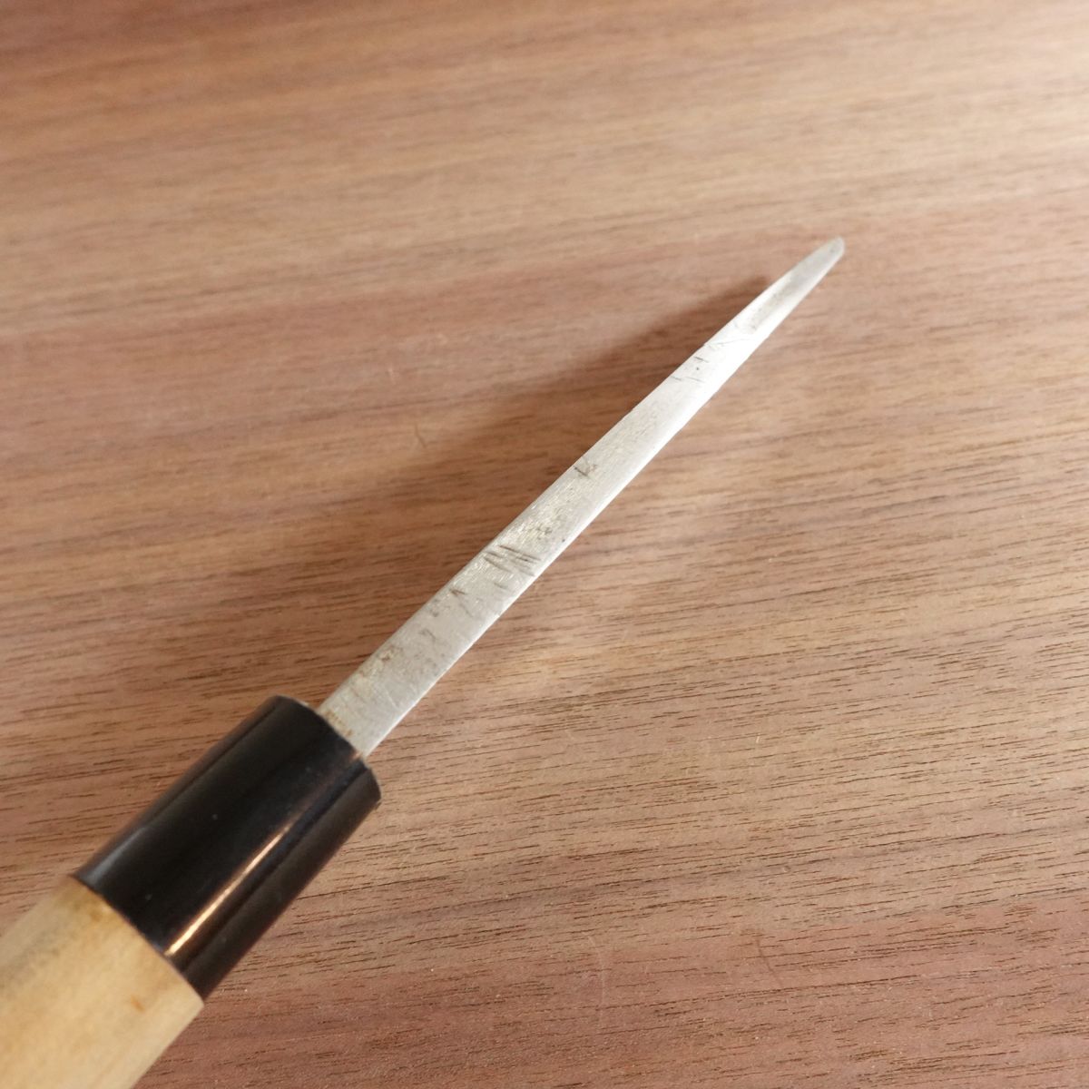 Sakai Masatada Deba Knife, Sharpened, Carbon Steel, Single Bevel, Spine Scratches, 150mm