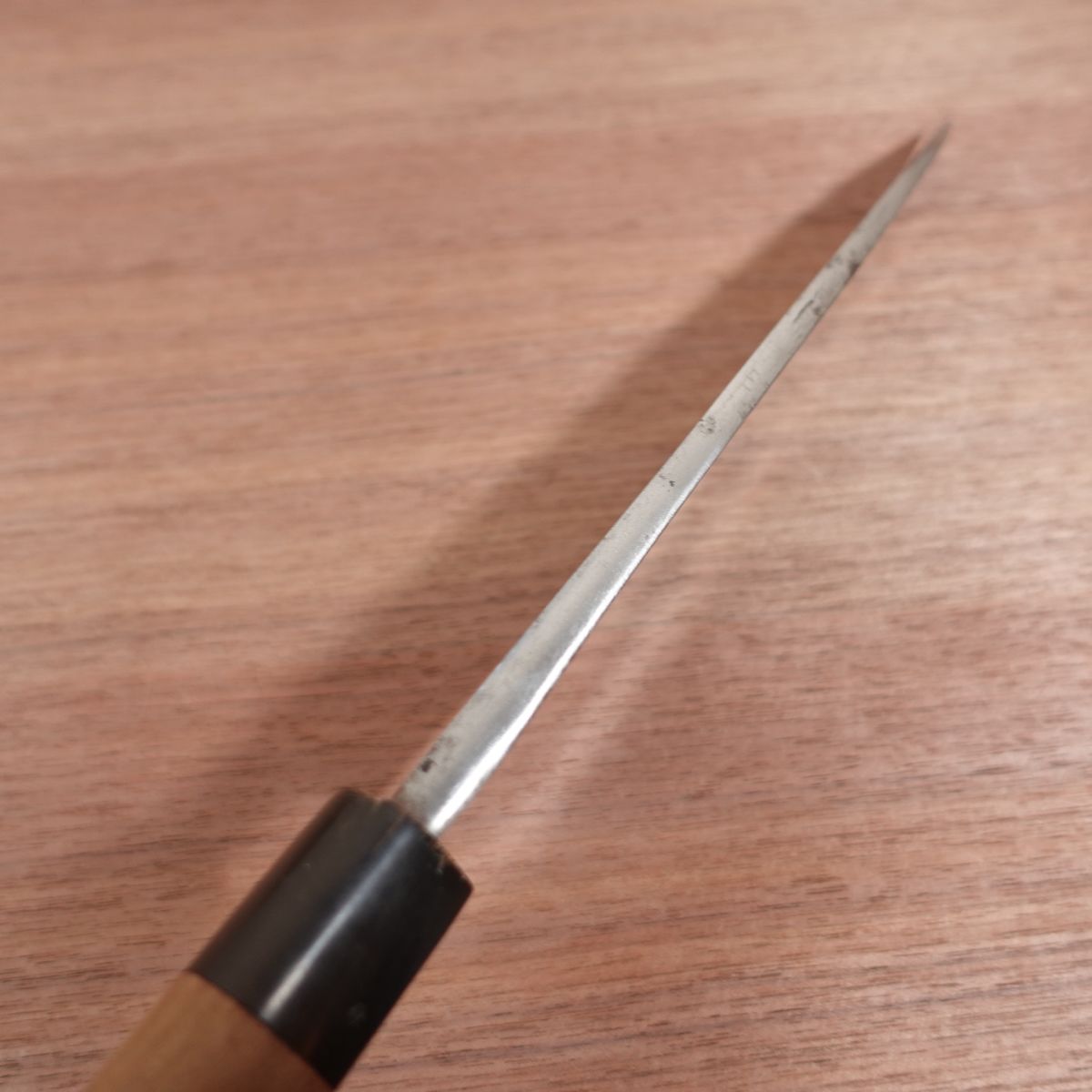 Masamoto Large Deba Knife, Sharpened, Water Buffalo Handle, Large Size, Carbon Steel, Single Bevel, 240mm