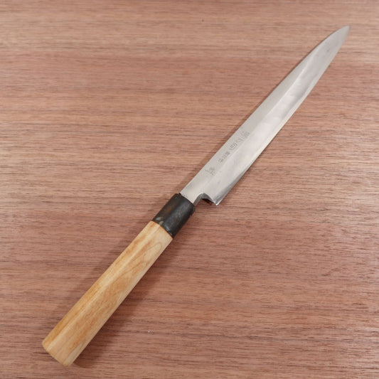 Sakai Toji Yanagiba Knife, Sharpened, Iwakuni, Water Buffalo Handle, Sashimi Knife, Lightly Used, 240mm