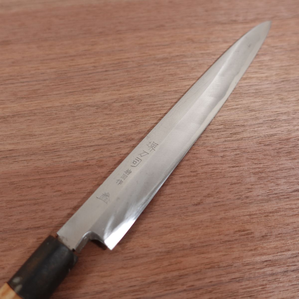 Sakai Toji Yanagiba Knife, Sharpened, Iwakuni, Water Buffalo Handle, Sashimi Knife, Lightly Used, 240mm
