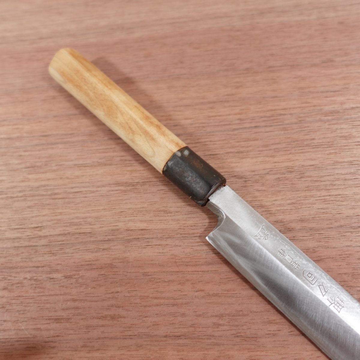Sakai Toji Yanagiba Knife, Sharpened, Iwakuni, Water Buffalo Handle, Sashimi Knife, Lightly Used, 240mm