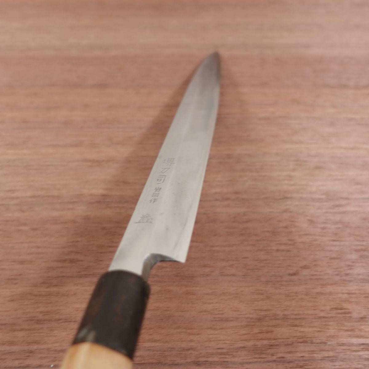 Sakai Toji Yanagiba Knife, Sharpened, Iwakuni, Water Buffalo Handle, Sashimi Knife, Lightly Used, 240mm