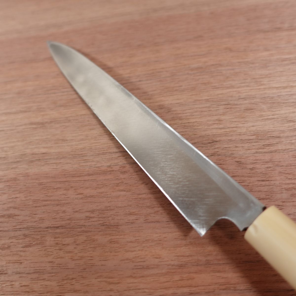 Sakai Toji Yanagiba Knife, Sharpened, Iwakuni, White Water Buffalo Handle, Sashimi Knife, Nearly Unused, Wooden Sheath Included, 240mm