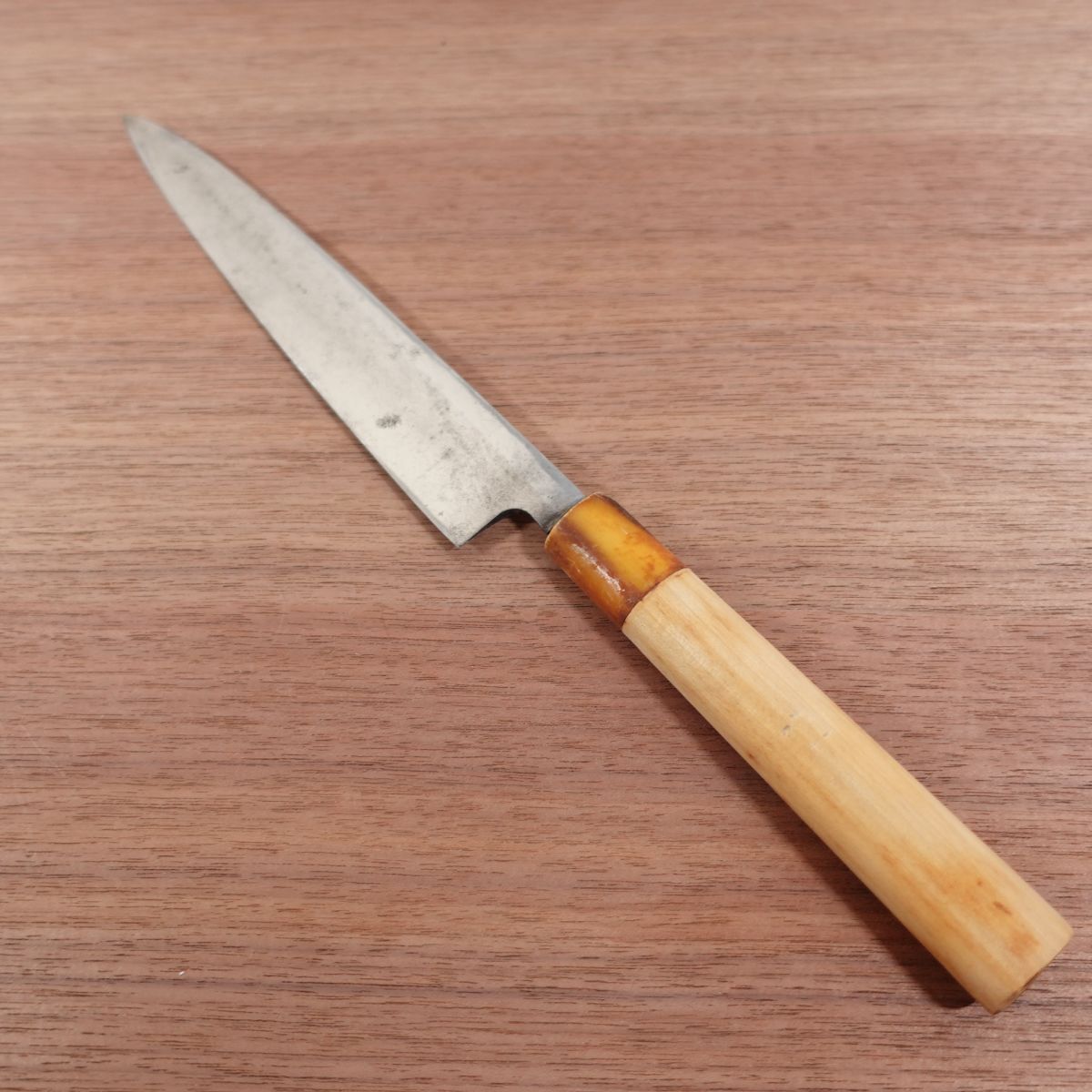 Sakai Ichiji Yanagiba Knife, Sharpened, Ichiji Special, White Water Buffalo Handle, Sashimi Knife, 210mm