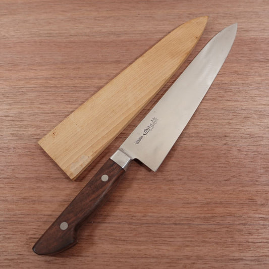 Sakai Toji Gyuto Knife, Sharpened, Masashige, All-Purpose Knife, Chef's Knife, Minimal Signs of Use, Wooden Sheath Included, 240mm