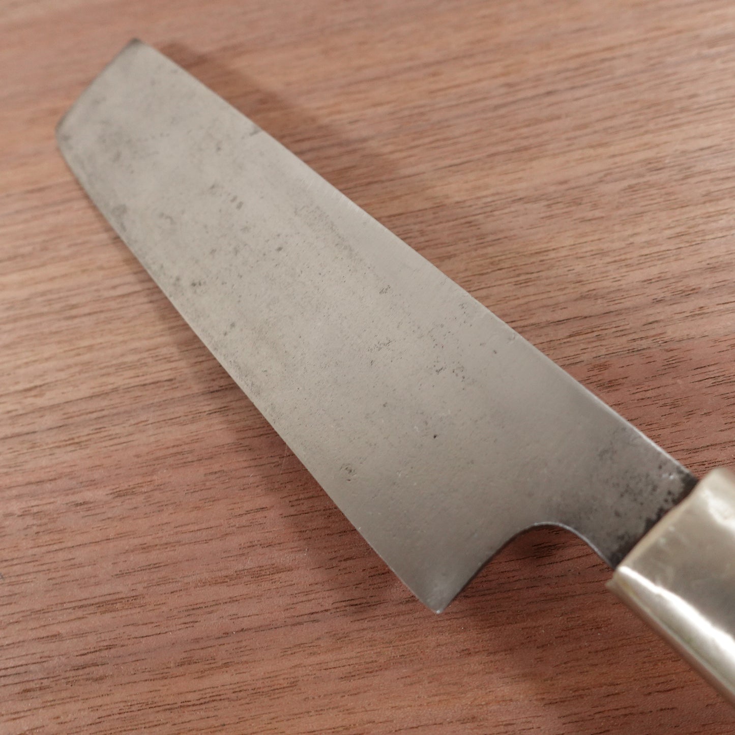 Sakai Soichi Usuba Knife, Sharpened, Single Bevel, Nakiri, Small Crack in Handle, 180mm