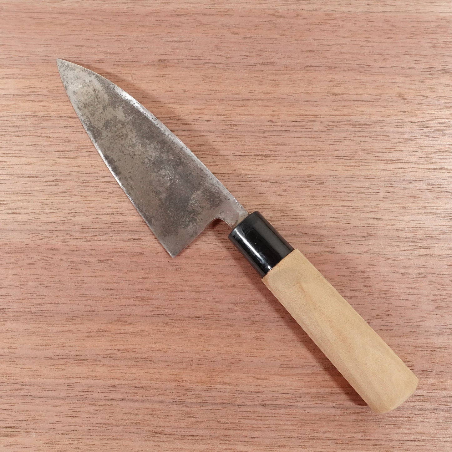 Sekimagoroku Deba Knife, Sharpened, Ginju, Carbon Steel, Single Bevel, 150mm