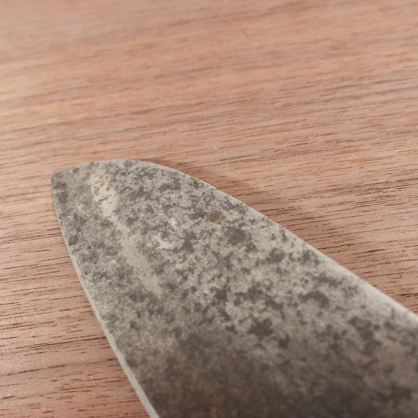 Tetsuhiro Wa-Santoku Knife, Sharpened, All-Purpose Knife, Carbon Steel, Double Bevel, 170mm