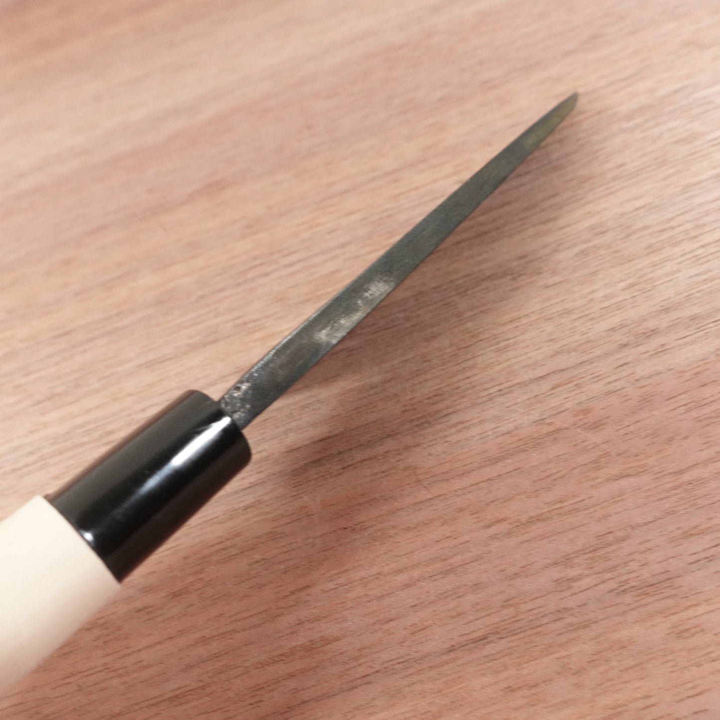 [HYPER REBORN] Sakai Yasumine Deba Knife, Sharpened, Black Oxide Finish, Carbon Steel, Single Bevel, Small Size, 140mm