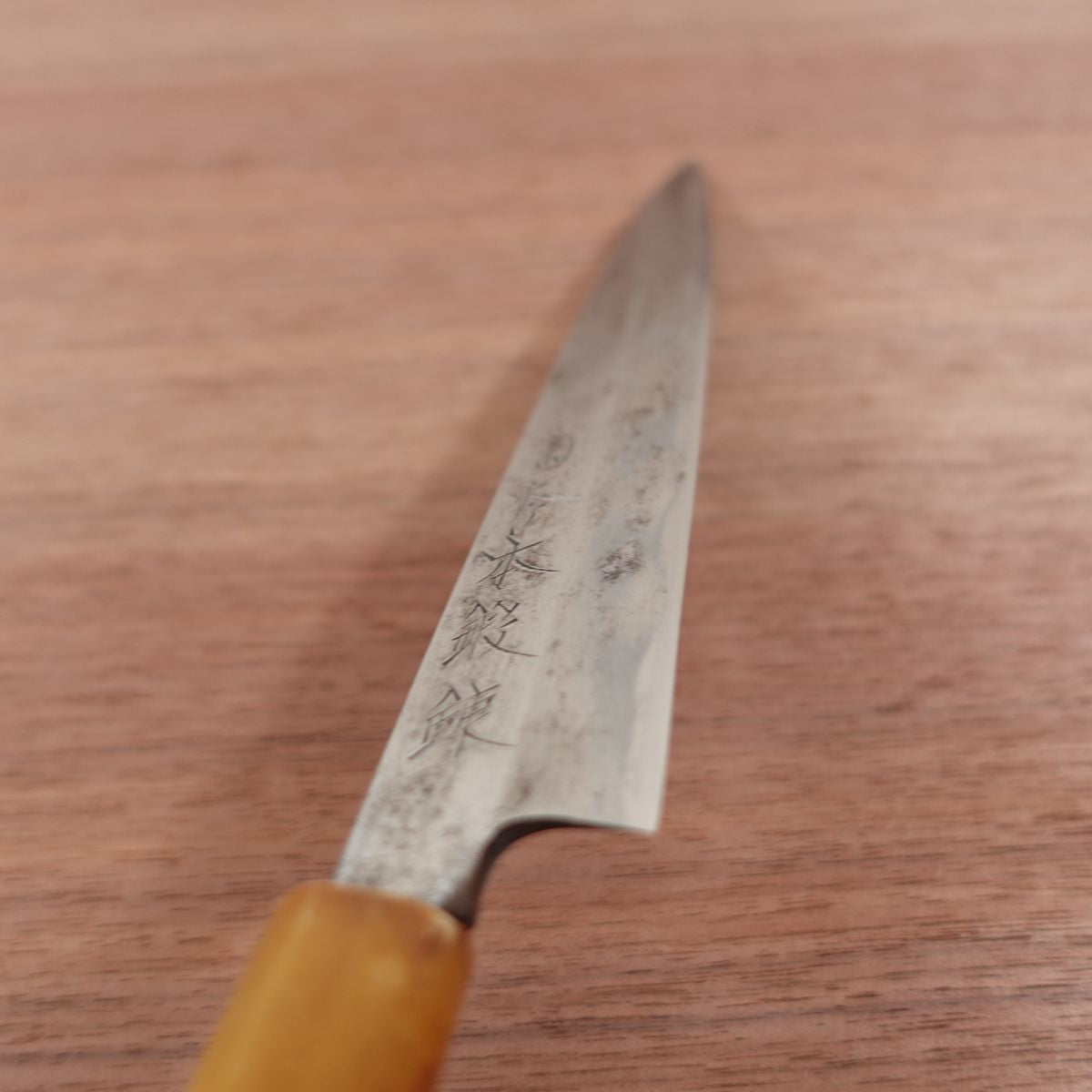 Sakai Kikuhide Yanagiba Knife, Sharpened, Kikuhide Hon-Tanren, White Water Buffalo Handle, Sashimi Knife, Stored Item, 210mm