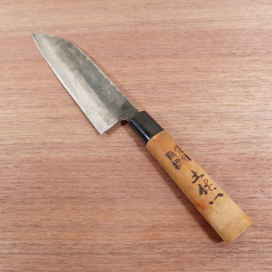 Tosa Wa-Santoku Knife, Sharpened, Kurouchi Finish, Yamaho, Special, Tosaichi, All-Purpose Knife, 170mm