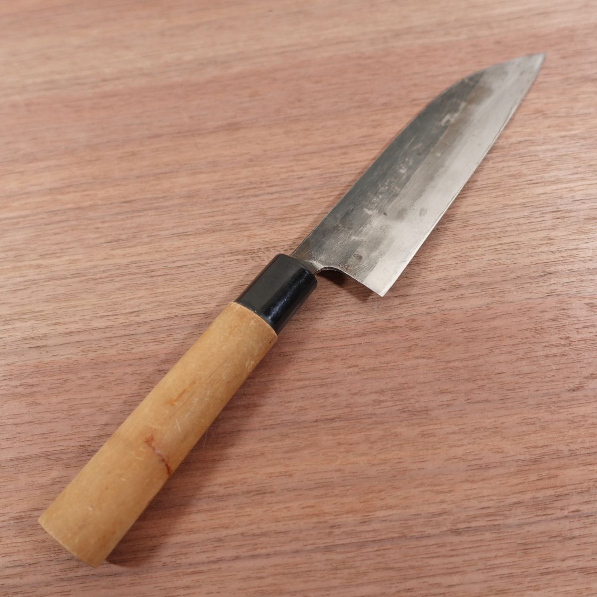 Tosa Wa-Santoku Knife, Sharpened, Kurouchi Finish, Yamaho, Special, Tosaichi, All-Purpose Knife, 170mm