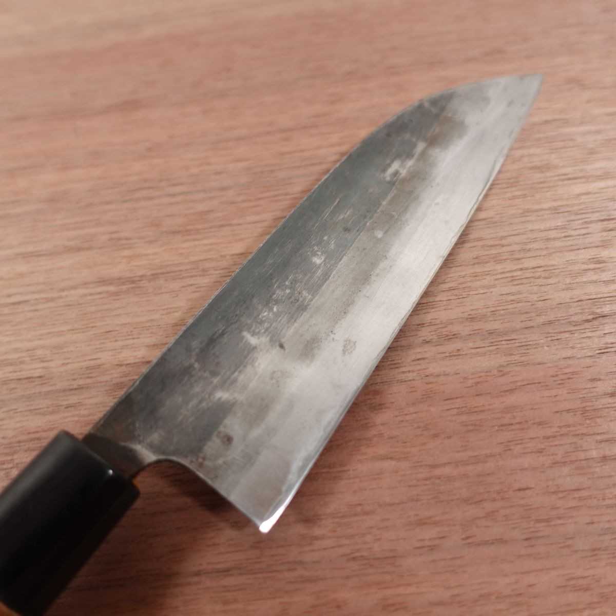 Tosa Wa-Santoku Knife, Sharpened, Kurouchi Finish, Yamaho, Special, Tosaichi, All-Purpose Knife, 170mm