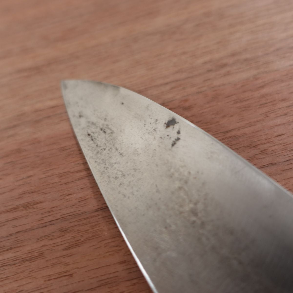 Senzo Deba Knife, Sharpened, White Ferrule, High Grade, Lightly Used, 155mm