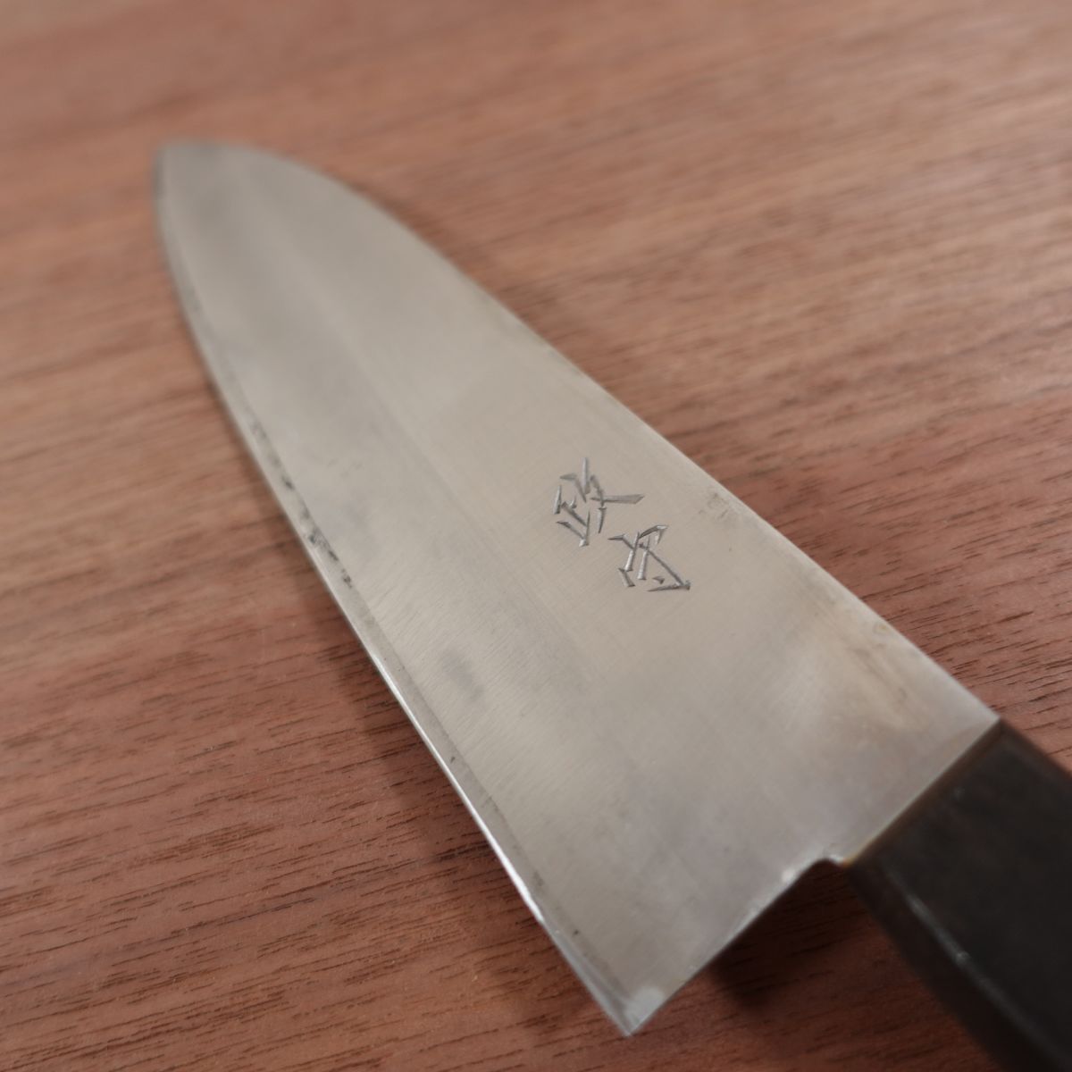 Masamori Santoku Knife, Sharpened, All-Purpose Knife, Special Steel, Laminated, Lightly Used, 175mm