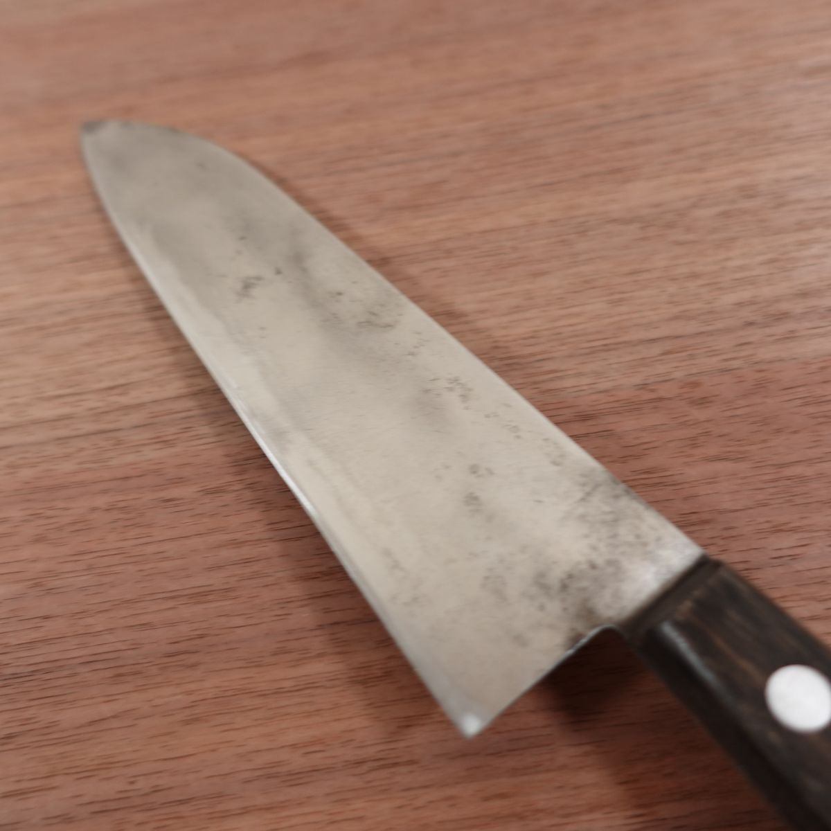 Aritsugu Santoku Knife, Sharpened, All-Purpose Knife, Carbon Steel, 185mm