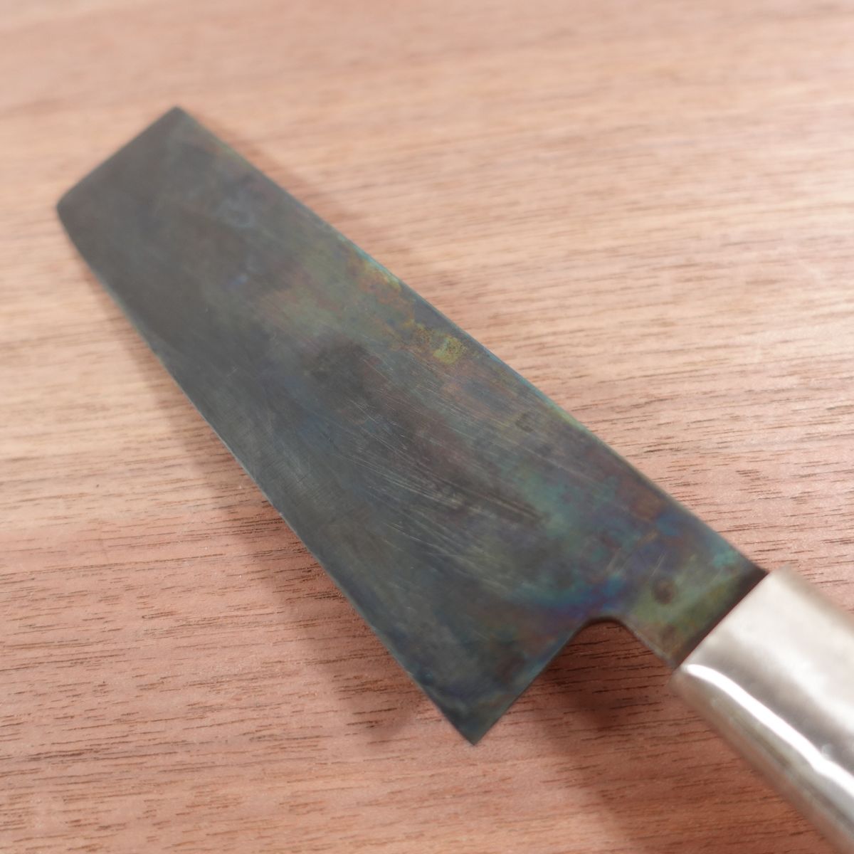 [HYPER REBORN] Sekimagoroku Usuba Knife, Sharpened, Black Oxide Finish, Single Bevel, Nakiri, Carbon Steel, 165mm