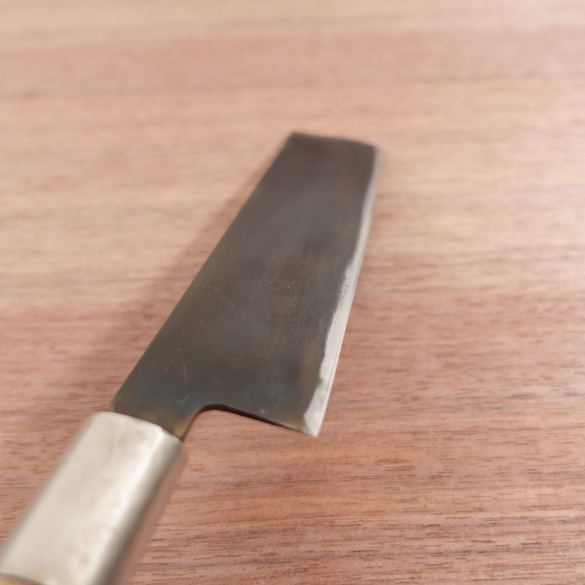 [HYPER REBORN] Sekimagoroku Usuba Knife, Sharpened, Black Oxide Finish, Single Bevel, Nakiri, Carbon Steel, 165mm