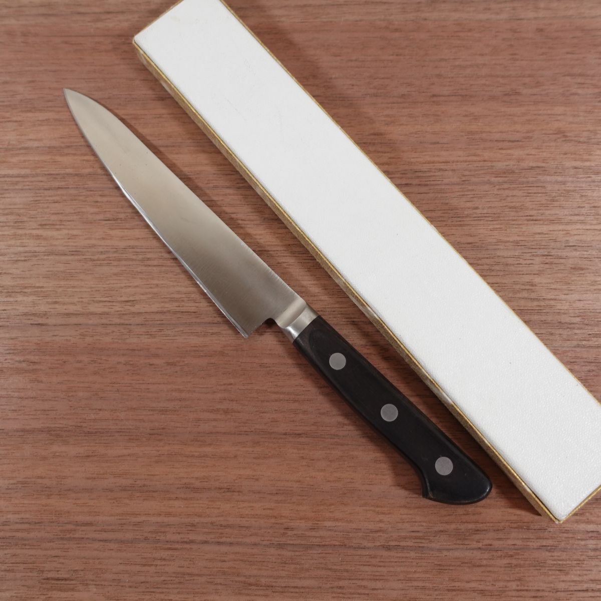 Jikko Petty Knife, Sharpened, H-INOX, Stainless Steel, Fruit Knife, Boxed, 150mm