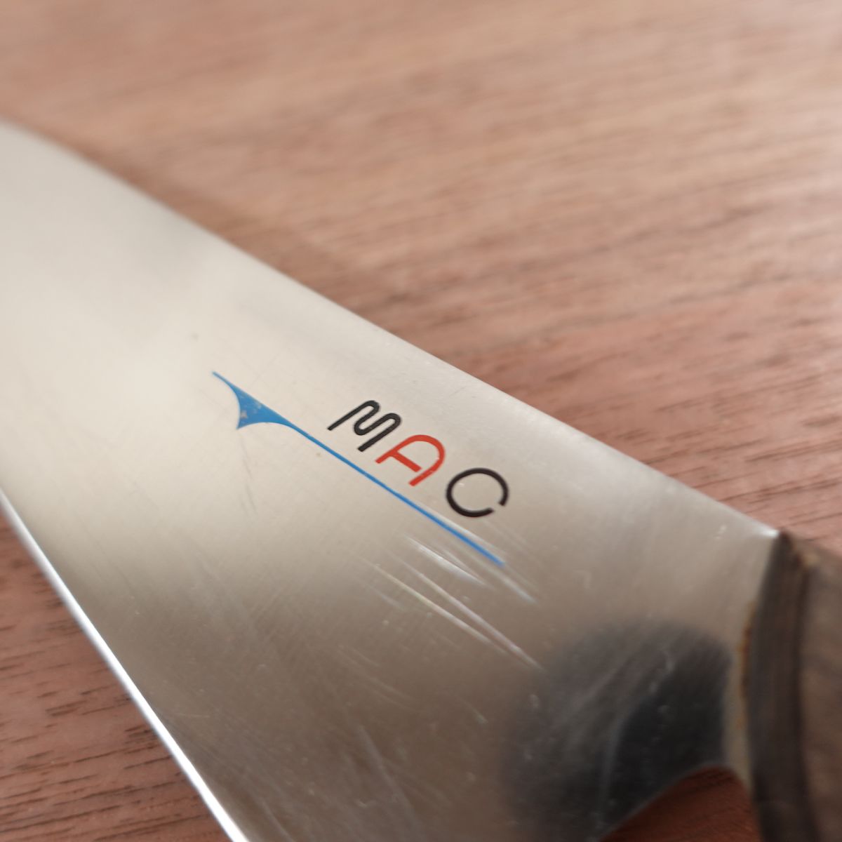 MAC Santoku Knife, Sharpened, Stainless Steel, All-Purpose Knife, Makku, 135mm
