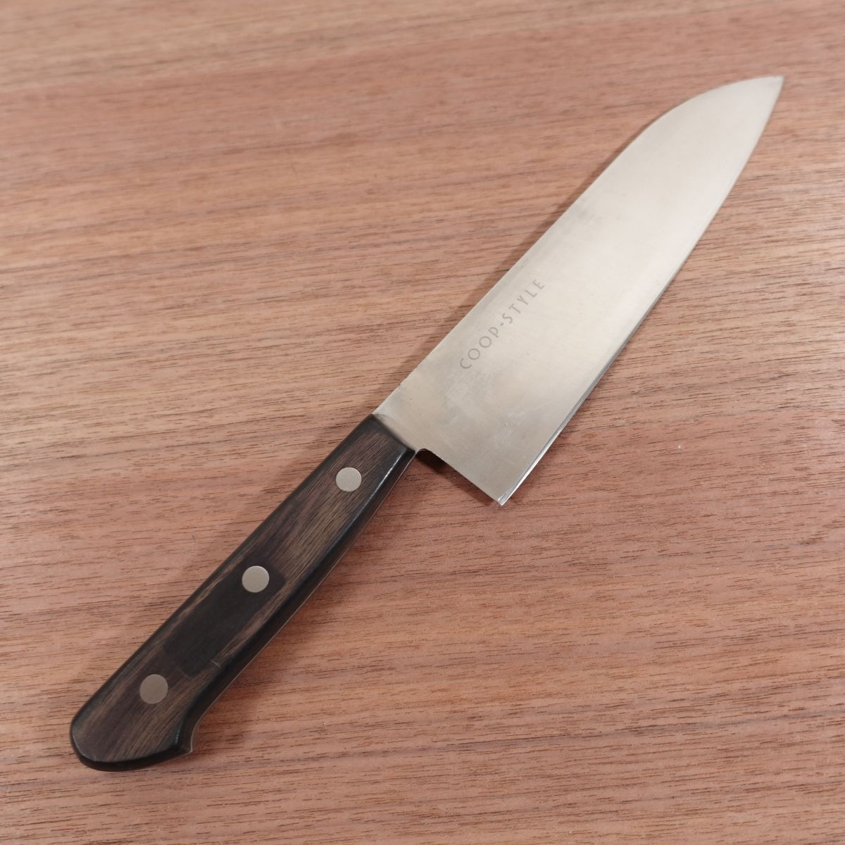 COOP-STYLE Santoku Knife, Sharpened, All-Purpose Knife, Stainless Steel, 180mm