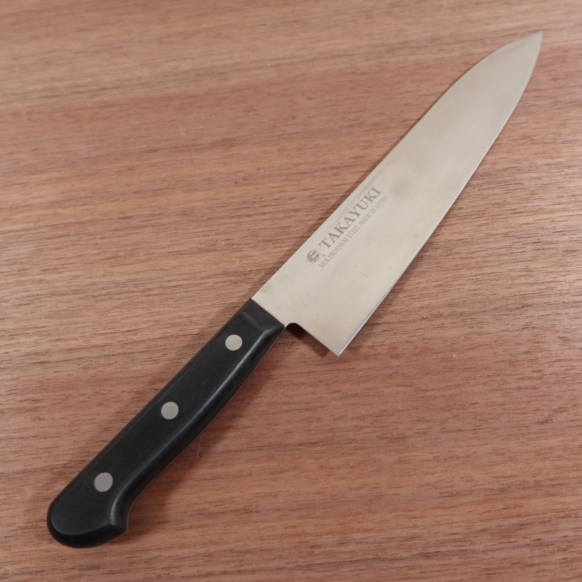 Sakai Takayuki Gyuto Knife, Sharpened, All-Purpose Knife, Stainless Steel, Lightly Used, 215mm