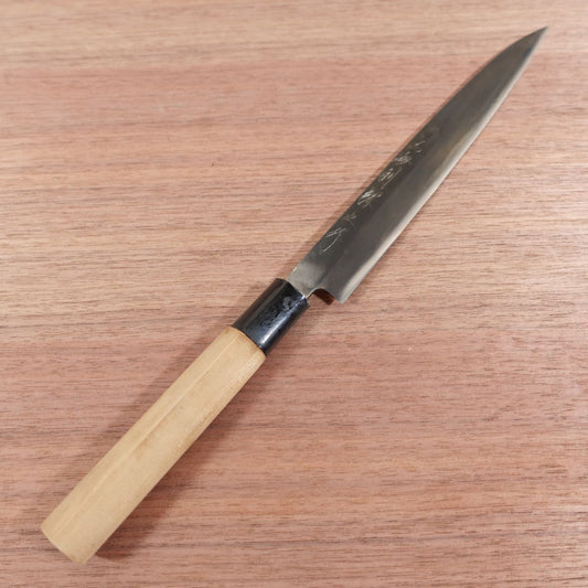 [HYPER REBORN] Tosa Toshiteru Yanagiba Knife, Sharpened, Black Oxide Finish, Sashimi Knife, Gold, 210mm