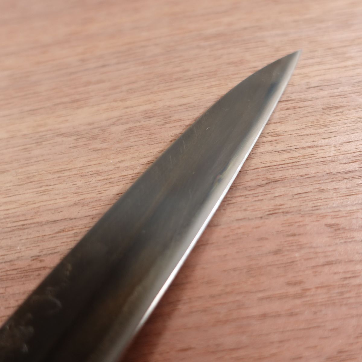 [HYPER REBORN] Tosa Toshiteru Yanagiba Knife, Sharpened, Black Oxide Finish, Sashimi Knife, Gold, 210mm