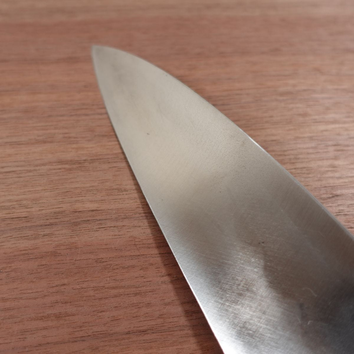 Shodai Masayoshi Honyaki Large Deba Knife, Sharpened, Water Buffalo Handle, White Ferrule, Syoudai Masayoshi, Carbon Steel, 225mm