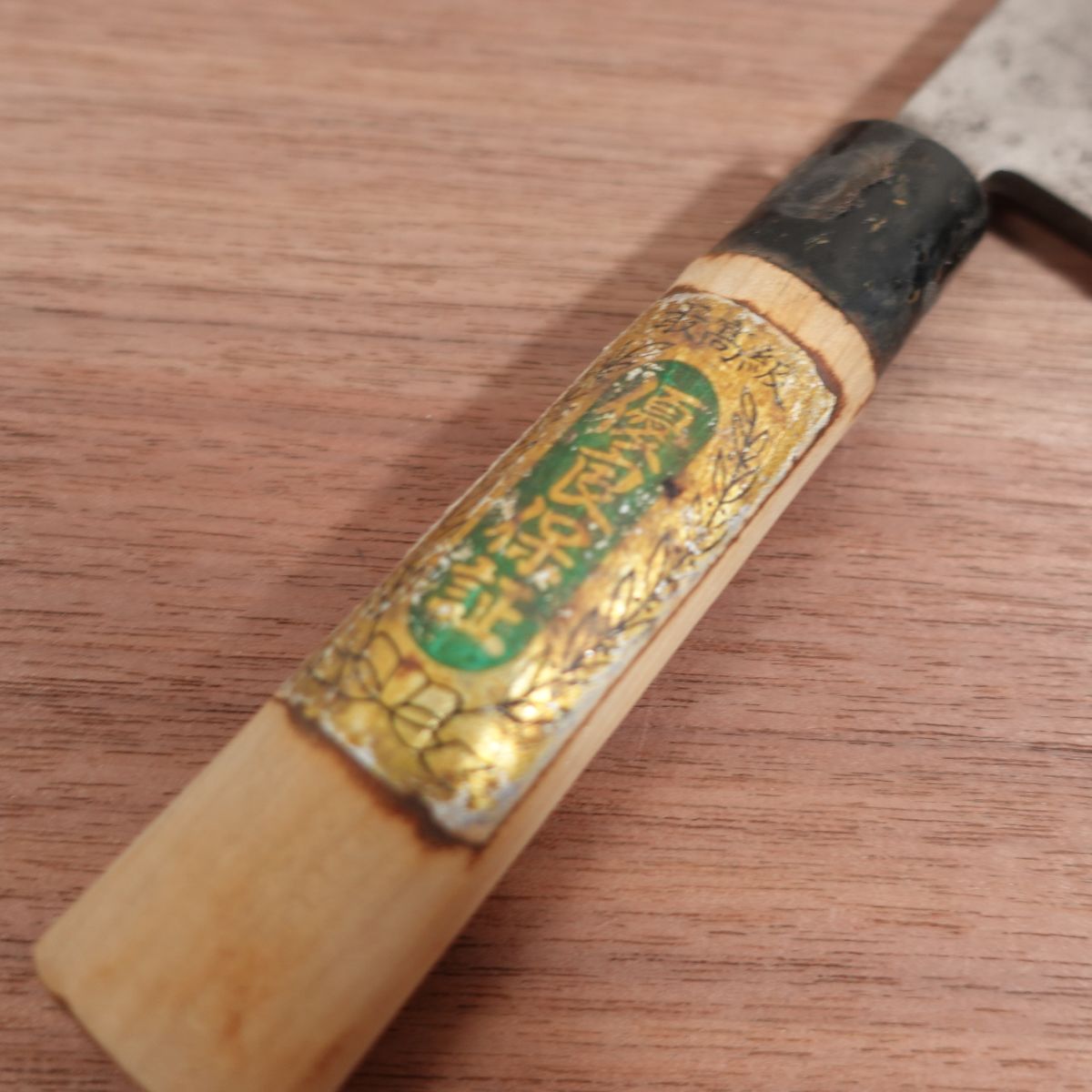 Togoro Ai-Deba Knife, Sharpened, Carbon Steel, Single Bevel, Thin Deba, Stored Item, 150mm