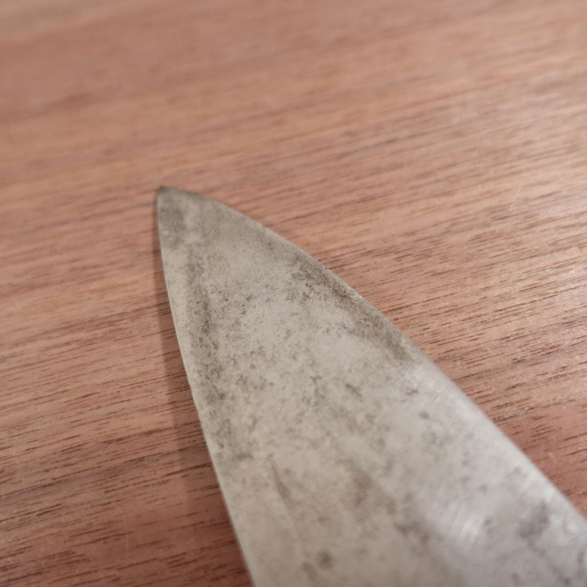 Togoro Ai-Deba Knife, Sharpened, Carbon Steel, Single Bevel, Thin Deba, Stored Item, 150mm