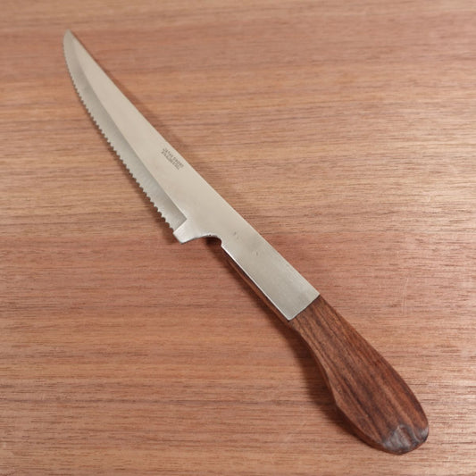 Japan Sword Bread Knife, Serrated Edge, Ham Slicer, Stainless Steel, Unique Handle, 165mm