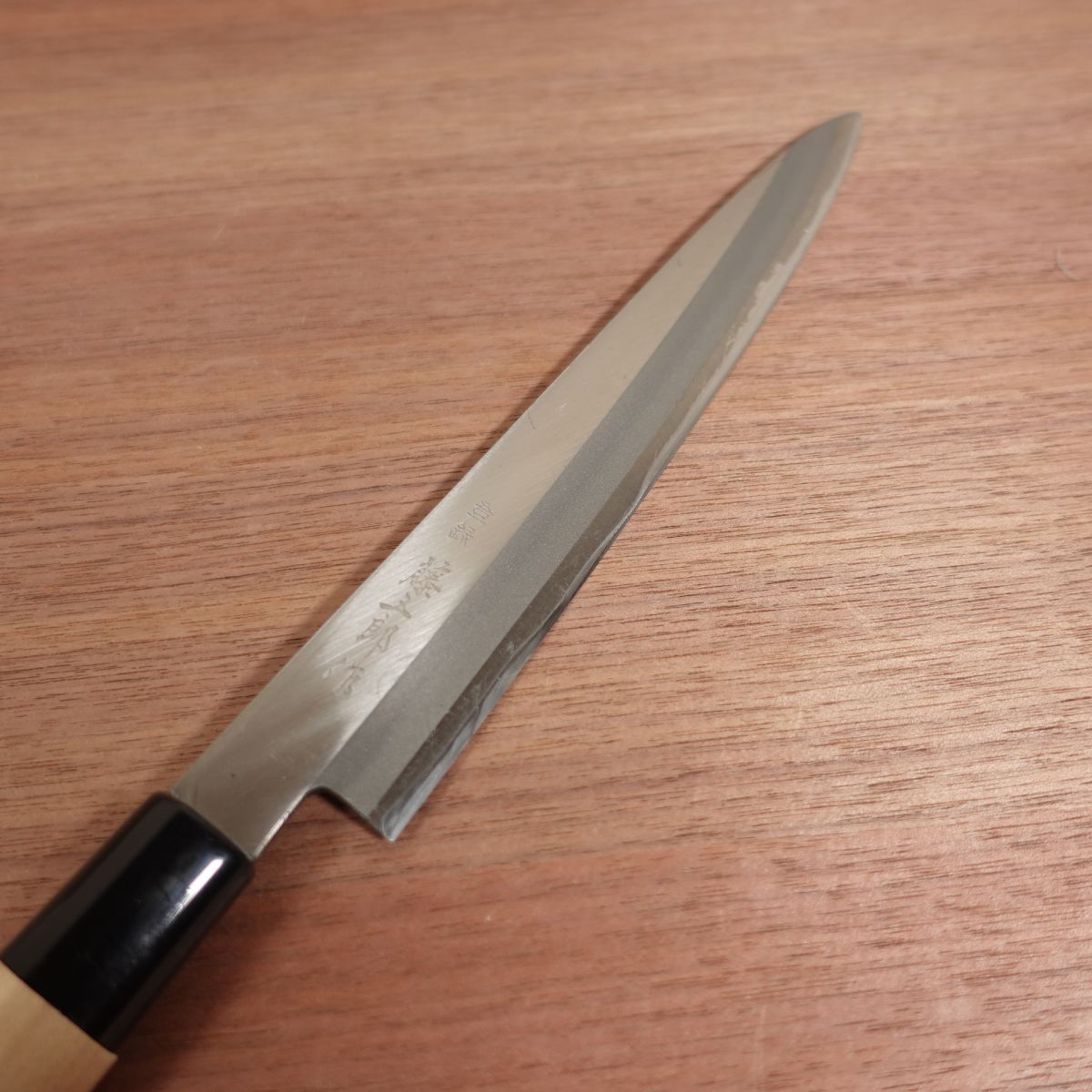 Togoro Yanagiba Knife, Sharpened, Sashimi Knife, Single Bevel, Carbon Steel, Nearly Unused Stored Item, 220mm