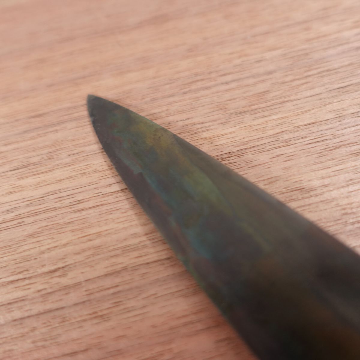 [HYPER REBORN] Funayuki Knife, Sharpened, Black Oxide Finish, Thin Blade, Carbon Steel, Wa-Petty, Ko-Deba, 140mm