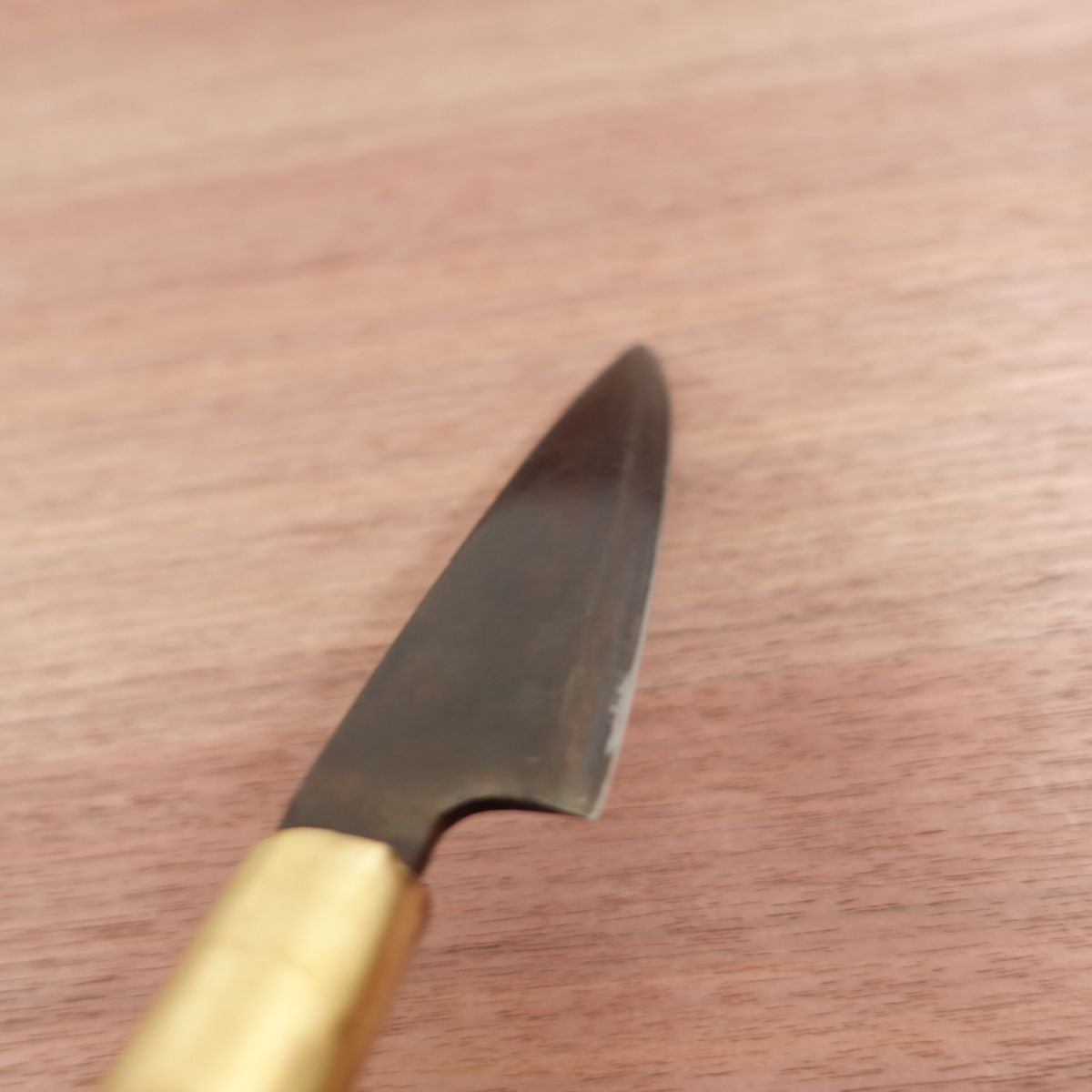 [HYPER REBORN] Funayuki Knife, Sharpened, Black Oxide Finish, Thin Blade, Carbon Steel, Wa-Petty, Ko-Deba, 140mm