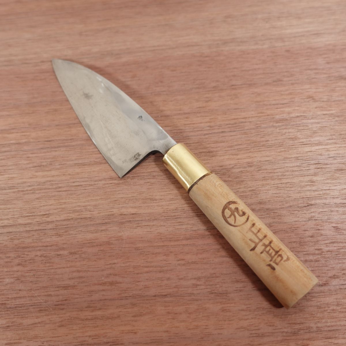 Masataka Deba Knife, Sharpened, Marukyu, Carbon Steel, Single Bevel, 135mm