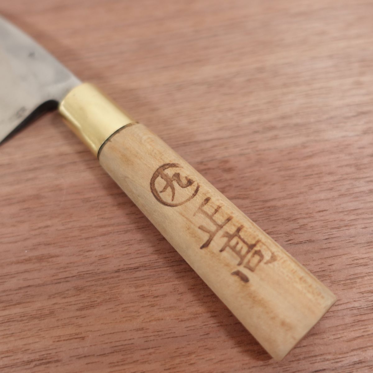 Masataka Deba Knife, Sharpened, Marukyu, Carbon Steel, Single Bevel, 135mm