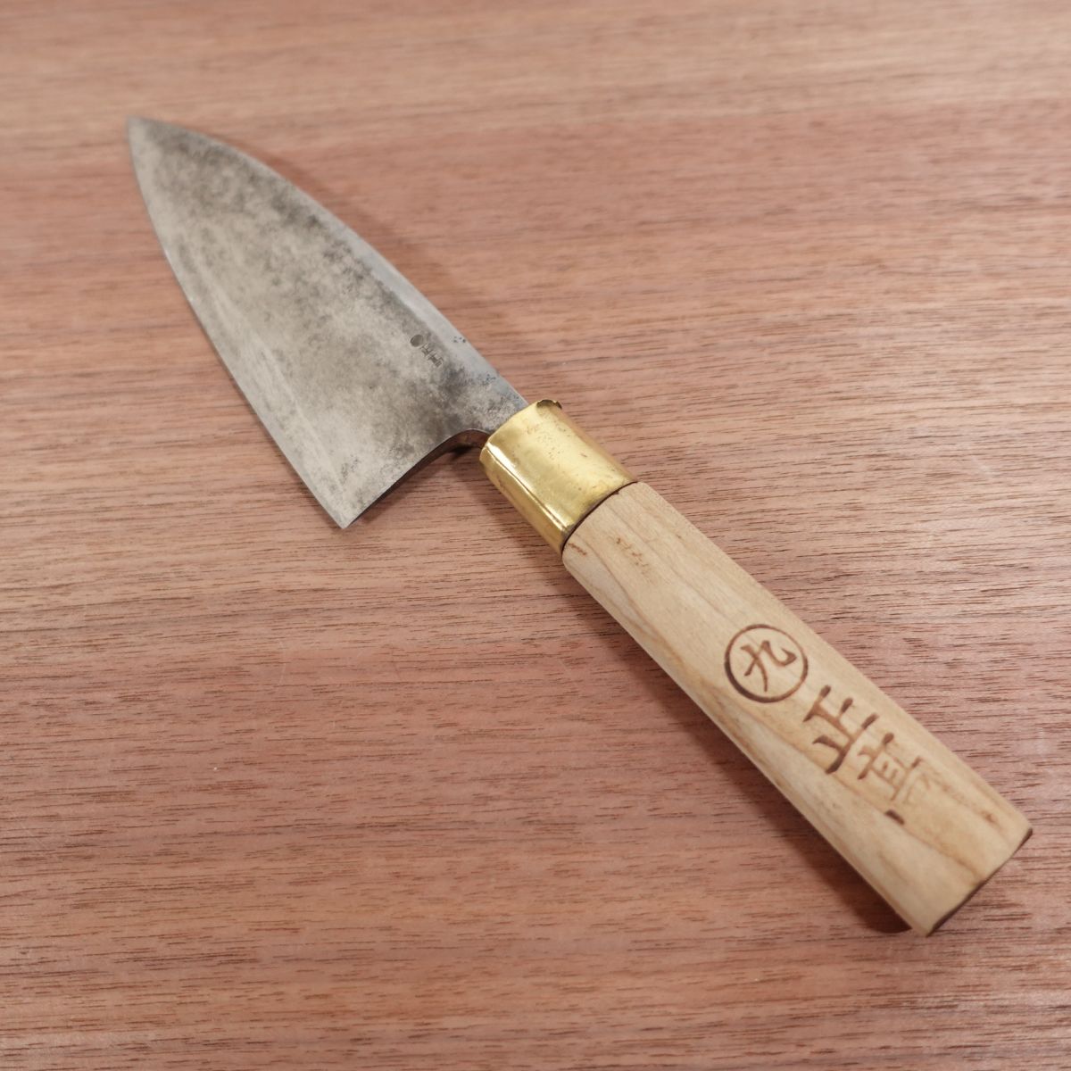 Masataka Deba Knife, Sharpened, Marukyu, Carbon Steel, Single Bevel, 165mm